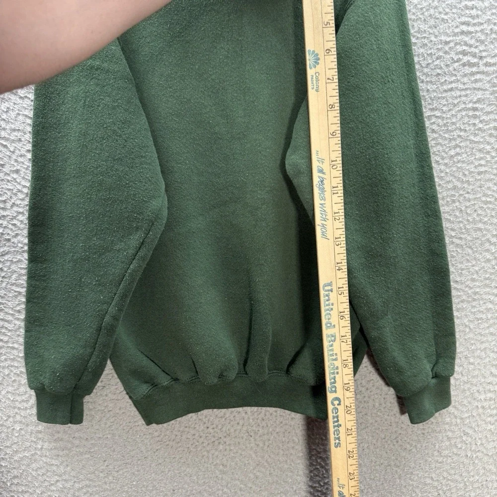 Vintage Green Bay Packers Sweatshirt Boys Small Green Crewneck Embroidered‎ 90s